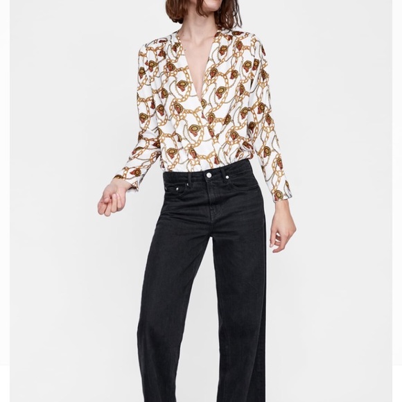 Zara wrap bodysuit - Picture 2 of 4